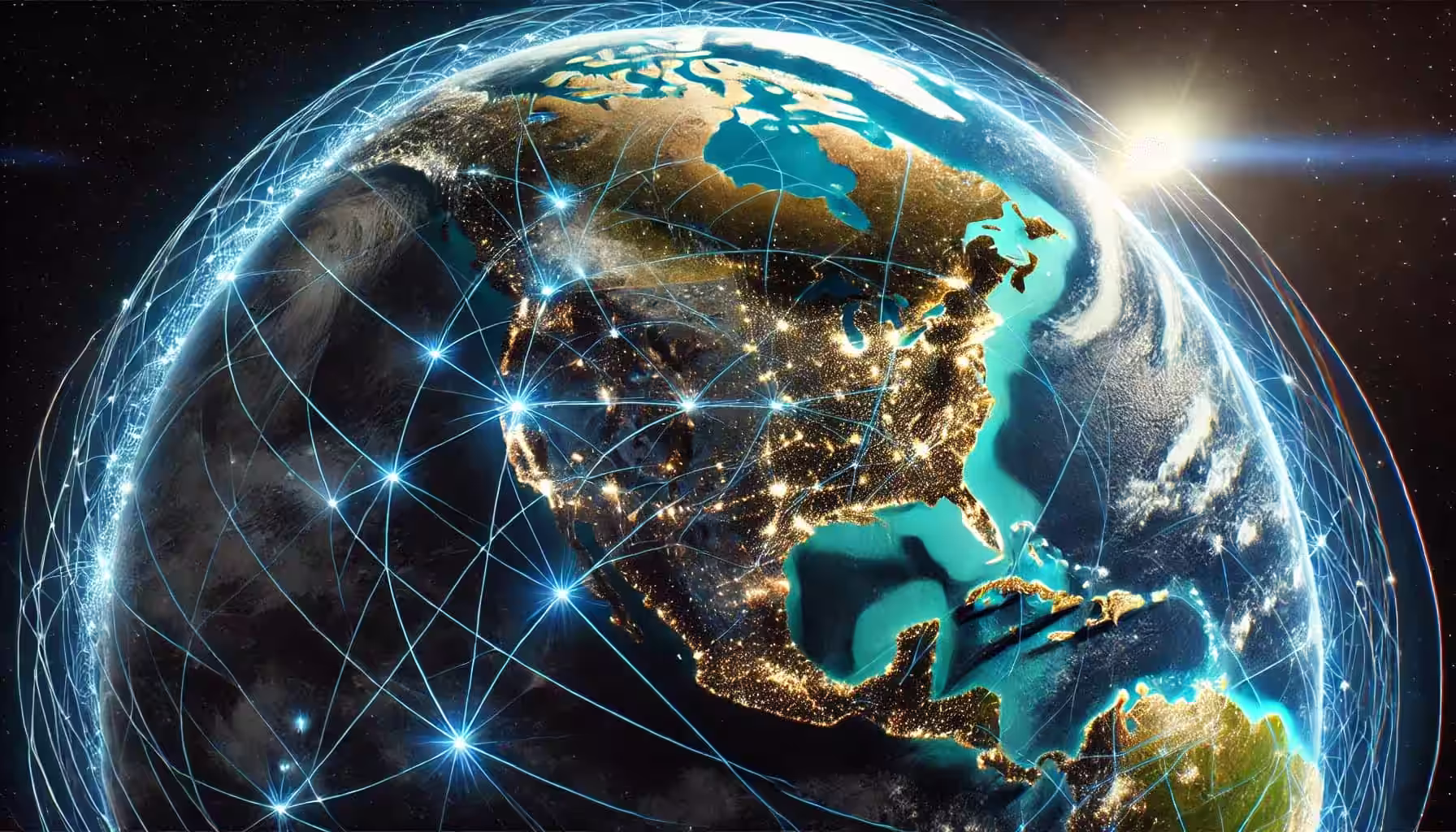 Connected planet 